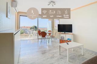 Le Montfleury - Studio 28m2 - Vue mer - Centre - Cannes - 0