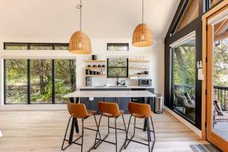 Modern Farmstay Cabin with Friendly Animals, Pond Views & Nature Trails Near Cedar Creek, Texas - 5