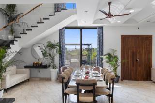 Shreya Blossom Retreat 4-BHK Retreat With Private Pool, Gazebo, Garden, Bar & Scenic Aravali Views - 8