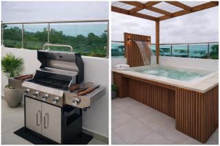 Modern Rooftop Penthouse Private Large Jacuzzi for 12 - 8