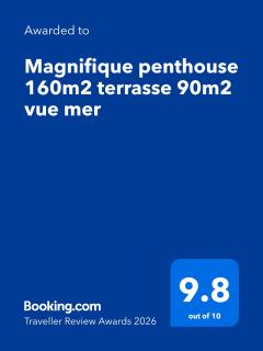 Magnifique penthouse 160m2 terrasse 90m2 vue mer - Tanger - 8