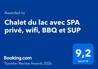 Chalet du lac avec SPA privé, wifi, BBQ et SUP - 8