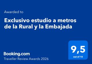 Exclusivo estudio a metros de la Rural y la Embajada - 9