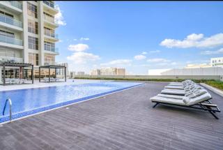 Vogue Arjan Jwelz by Danube near Miracle and Butterfly Garden, Studio Apartment with Balcony and Vibrant Community View, Access to all Amenities - 2