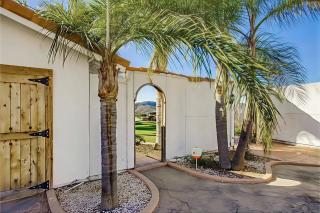 Private Home on 10 Acres - Heated Salt Pool & Jacuzzi, Mountain & City Views, Horseshoes, Basketball, BBQ, Golf Putting, Foosball, Croquet, Bose Stereo, White Cotton Bedding - Hilltop Hacienda, Pool Heat Optional - Jamul - 3