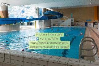 5mn RER D-T12, 2 bedrooms, Undergroung Private Parking, up to 6 persons - 2