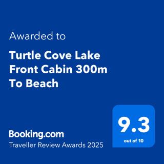 Turtle Cove Lake Front Cabin 300m To Beach - 9