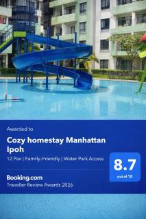 Big Big Big family escape 4BR side pool view, Ipoh - 8