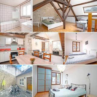 Triplex atypique- Cour intérieure- Commerces à pied - 9