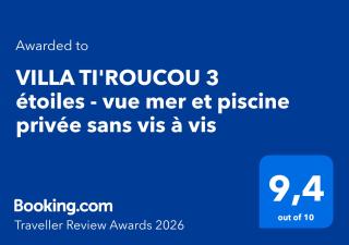 VILLA TI'ROUCOU 3 étoiles - vue mer et piscine privée sans vis à vis - 3