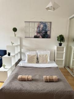 Panorama Balcony Studio Danube River Great Market Hall Budapest - 8