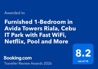Furnished 1-Bedroom in Avida Towers Riala, Cebu IT Park with Fast WiFi, Netflix, Pool and More - 9