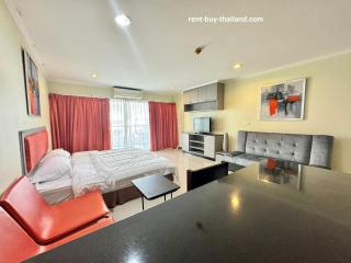 Large Pool-View Studio with Balcony - TW Platinum Suites, Jomtien - 9