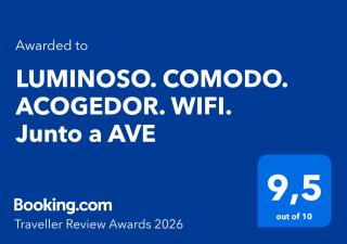 LUMINOSO. COMODO. ACOGEDOR. WIFI. Junto a AVE - 8