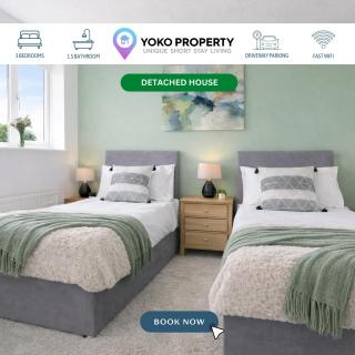 Detached House - Close to City Centre - Free Parking, Fast Wifi, Private Garden and Smart TV with Netflix by Yoko Property - 0