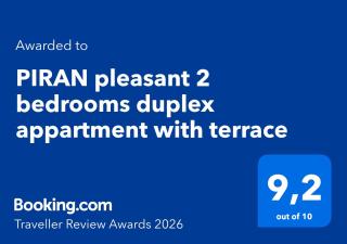 PIRAN pleasant 2 bedrooms duplex appartment with terrace - 8