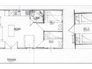 Chalet 35m², 3 chambres, 6 pers, Champagnac-le-Vieux - API-1-52-1351 - 2
