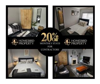 Spacious 3-Bedroom Semi Detached House By Homebird Property Management Short Lets & Serviced Accommodation Leeds With Private Parking & Garden - 0