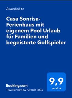 Casa Sonrisa-Ferienhaus mit eigenem Pool Urlaub für Familien und begeisterte Golfspieler - 9