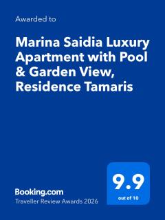 Marina Saidia Luxury Apartment with Pool & Garden View,Residence Tamaris - 7