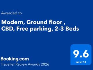 Modern, Ground floor , CBD, Free parking, 2-3 Beds - 9