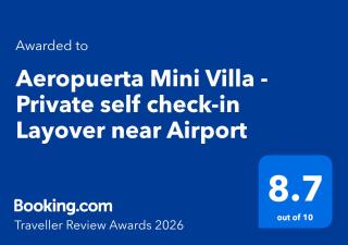 Aeropuerta Mini Villa - Private self check-in Layover near Airport - 9