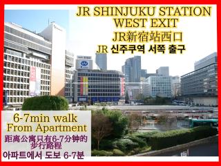 BEST LOCATED SHINJUKU CENTRAL Full-Furnished APARTMENT 3minWalk to Station1 - 2