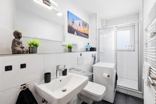 Wohlfühlapartment, Zentral, 200m zur UNI, Parkplatz, Boxspringbetten, Massagesessel, Nespresso, 1Gbit LAN & WIFI - 5