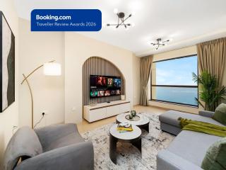 JBR's Luxury 2BDR with Dubai Eye, Palm & Marina Views - Direct Beach Access - 0