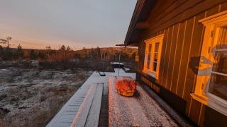 Fjellhytte med boblebad og utsikt på Blefjell - 1