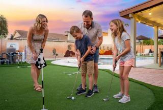 Slide into Fun Pool Games Fire Pit Sport Court - 7