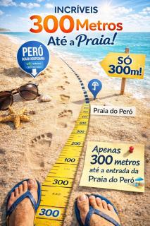 Suíte com Ar - Wi-Fi - 300m da Praia - 2