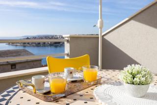 Apartment in Okrug Gornji with sea view, terrace, air conditioning, WiFi 5049-3 - 2
