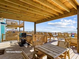 Beachfront 10BR Escape | 2 Homes, Decks & Game Room - 2