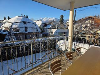 Coraline -Koblach, 6-10 P, 3 Schlafzimmer, Küche, riesige Terrasse, Parkplatz, WiFi, Stellplatz Ski - 4