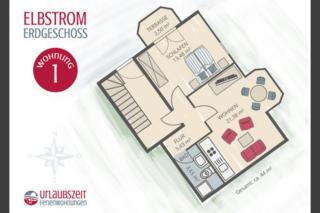 Elbstrom, Ferienwohnung 1 - 1