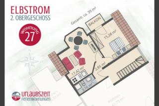 Elbstrom, Ferienwohnung 27 - 1