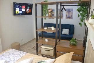 Studio pé na areia Santos -Wifi rápido - vaga rotativa - 6