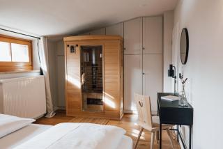 Die Watzmannsuite - Familienfreundliche Ferienwohnung in historischer Villa mit Kamin, Infrarotsauna, Balkon, Garten, nur 10 Gehminuten ins Zentrum von Berchtesgaden - 6