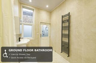 SidemerseyLivings - Step-Free 4BR Home, Ground Floor Bed & Bath, Private Gated Parking - 4