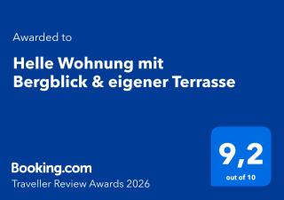 Helle Wohnung mit Bergblick & eigener Terrasse - 9