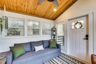 Fire Pit, Deck! Modern Tiny Home in Piney Woods - 6