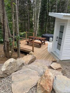 L'Évasion - Dôme avec spa en nature et accès au lac - 9