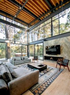 Architectural Glass Masterpiece in the Woods - 4