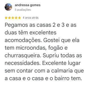 JBF 3 Casa de Temporada à partir de 3 diárias - 5