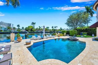 Majestic Waterfront Villa Venice of America Heated Pool Canal View Access Royal Key - 1