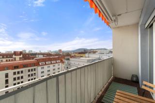Zentral und Ruhig am Park - 2BR - gratis Parken - 2 Balkone - 4