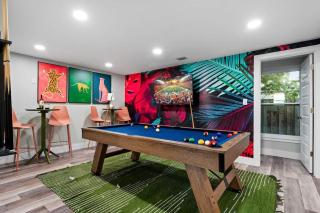 Heated Pool Fire Pit BBQ Mini Golf Bowling - 3