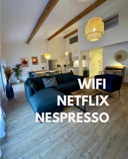 Grand T2 proche Bordeaux et Arkea Arena, Netflix, Wifi, Nespresso - 0