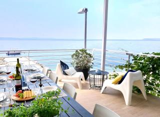 Beachfront Villa Victoris with Spa-Pool - 0